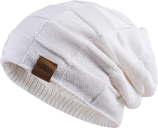 Beanie Hat for Men and Women Winter Warm Hats Knit Slouchy Thick Skull Cap
