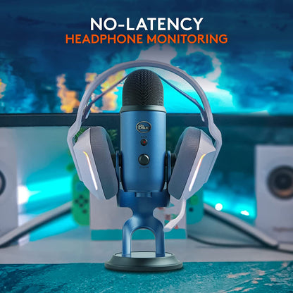 Logitech Creators  Yeti USB Microphone for Gaming, Streaming, Podcast, Youtube, Discord, PC, Studio Sound, Plug & Play-Midnight